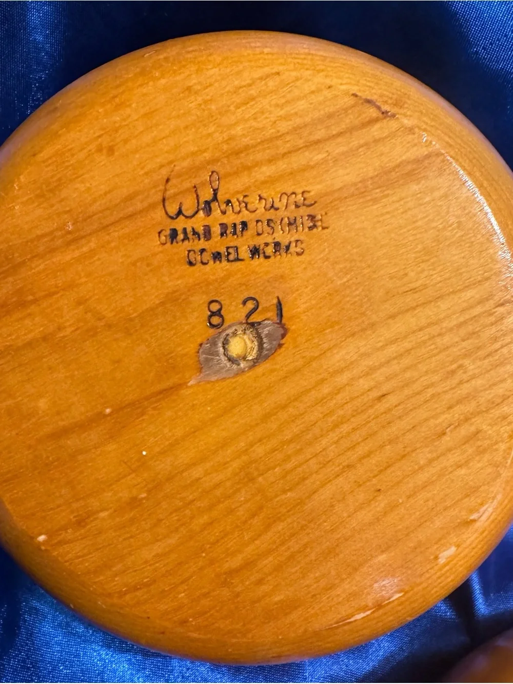 1950’s era Wooden Salad Bowls. Set of 4 . Wolverine Dowel Works Michigan. 821